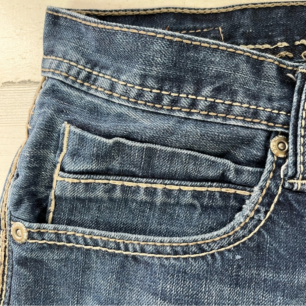 BKE Men’s Tyler 100% Cotton Denim Jeans Size 36X30 Straight Leg Regular Fit - Picture 5 of 11